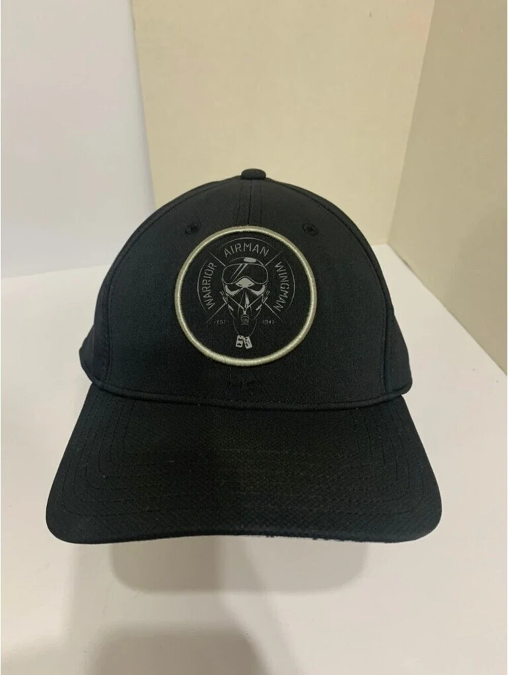 Under Armour Warrior Airman Wingman Hat L XL Black Digital Camo Fitted Cap